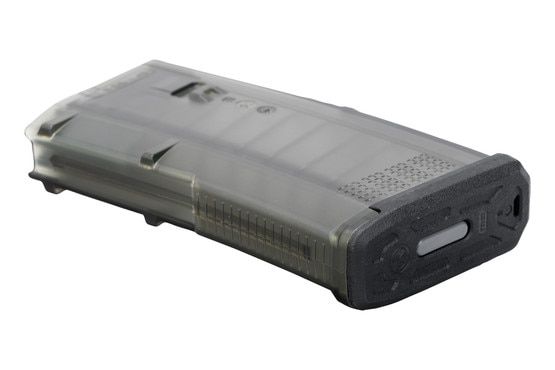 ODT Translucent AR-15 magazine with 20-round capacity.